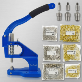 BreCraft® Heavy Duty Grommet Press Kit With Dies With Grommets