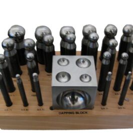 25 pcs Economy Dapping Punch & Die Set