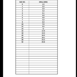 Leather Hole Punch Set (0 to 5 no)