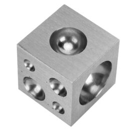2″ Square Punch Steel Dapping Block Forming Doming Cube Jewelry Making Tool