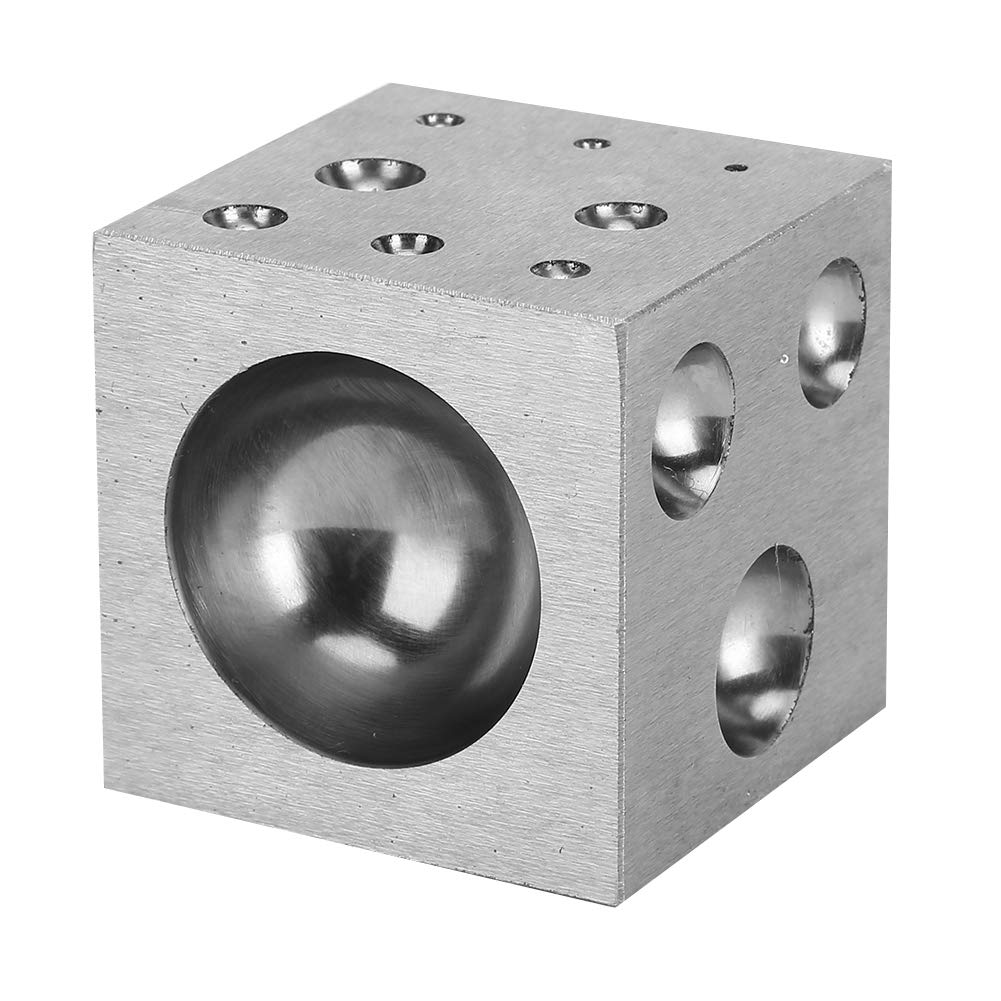 2" Square Punch Steel Dapping Block Forming Doming Cube Jewelry Making Tool - Image 5