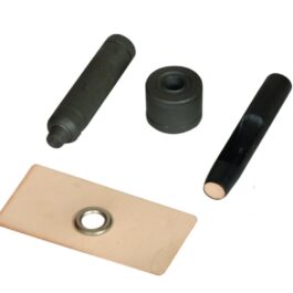 Hand Eyelet Setting Kit With Brass Eyelets 100 Nos