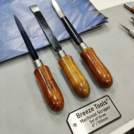 Breeze Tools®Machinist Scraper Set of three 6 ‘ /150mm