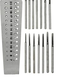 14 pcs Mini Tap and Die Set W/Screw plate  (0.7-2 mm) for Jewelry