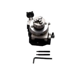 3″ (75 MM)Tilting Rotary Table w/50 mm 3 Jaw w/Back Plate Mounting Complete Kit