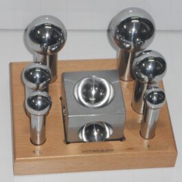 Dapping Set – 6 Extra Large Punches and Block for Jewelry Making