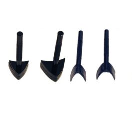 3 Pc Set Leather craft Belt Strap End Punch for Leather English Point