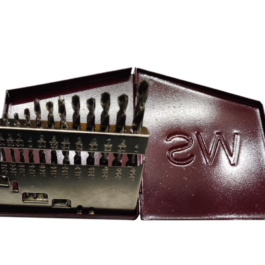 13pc Jobber Length HSS Fractional Drill Bit Set(1/16″-1/4″)