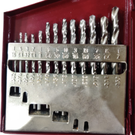 13pc Jobber Length HSS Fractional Drill Bit Set(1/16″-1/4″)