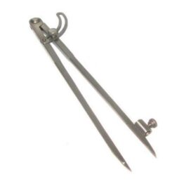 12 inch Compass Scribe Locking Wing Divider Pencil Holder, Drawing Circles