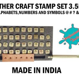 3.5 mm (1/8″) Alphabet & Number Stamp Set-Block
