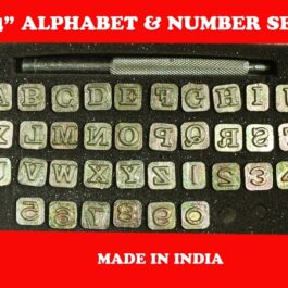 6mm (1/4″) Alphabet & Number Stamp Set BLOCK