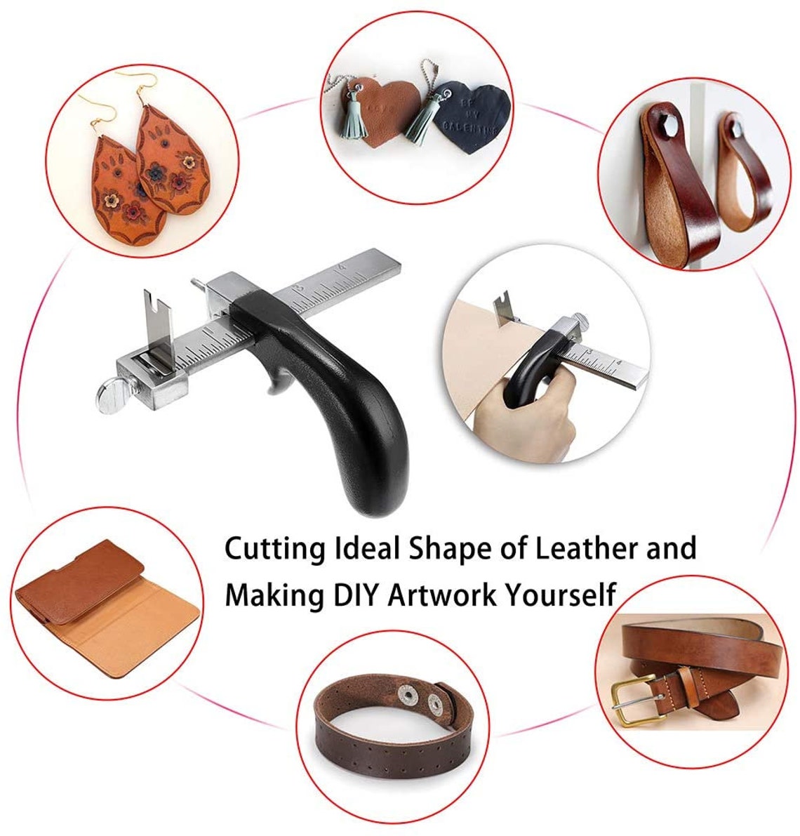Leather Craft Leather Strip Cutting Gage & Tool - Image 4