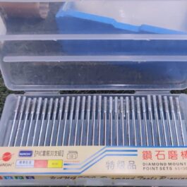 30 pcs 3 mm Dia ,2.5 mm Cylinder Flat Bit 150 Grit Sanding Drill for Nails Art