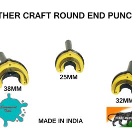 3 pc Leather Craft Round End Punch Set
