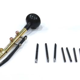 New Solid Brass All in One Leather Groover & Beveller Tool Set