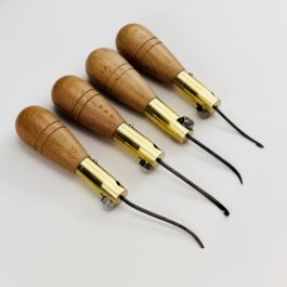 4 Pcs Professional Leather Craft Shoemaker Cobbler Stitching Sewing Awl