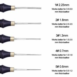 Stainless Steel Leather Edge Bevelers