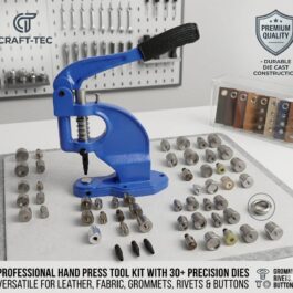 BreCraft® All in One Snap Button Press For Leather/Garments