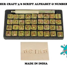 BreCraft® Script Leather Stamp Set 10 MM(3/8″)