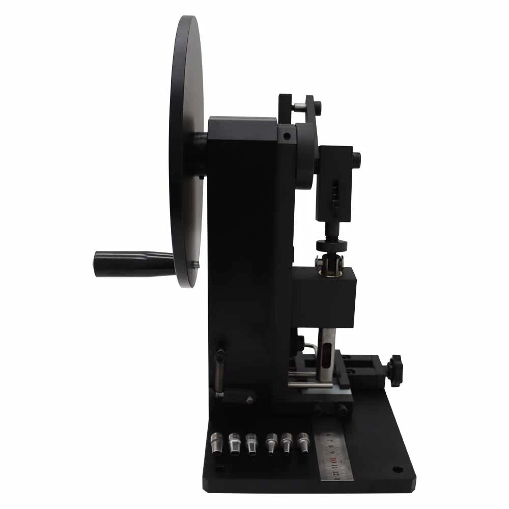 Hand. Repeat Machine BreCraft® Hand Crank Belt Strap Hole Punching Machine - Breeze tools