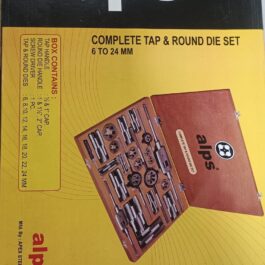 Heavy Duty CS Tap and Round Die Set (6mm to 24 mm)