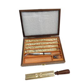 BreCraft®Brass Letter Alphabet Stamp Set, For Leather Stamping