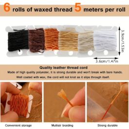 BreCraft®59 Pcs Leather Sewing Kit