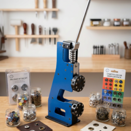 Turret Head Snap Button Press
