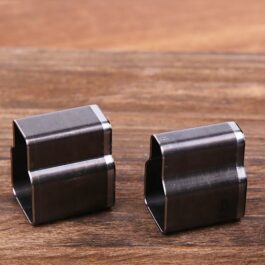 BreCraft™ 2-Piece Steel Belt Loop Punch Set for Leather
