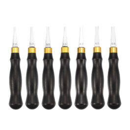 BreCraft™ Premium 7-Piece Leather Edge Creaser Set (s.s)
