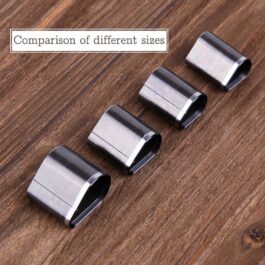 BreCraft™ 2-Piece Steel Tear Drop shape Set for Leather
