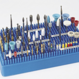 BreCraft™Dental Bur Holder Block –100+Slot Flexible Autoclavable
