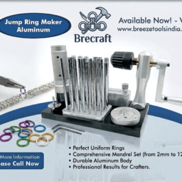 BreCraft™ Manual Professional Aluminum Jump Ring Maker