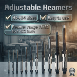 Breeze Tools™ 11-Piece Adjustable Hand Reamer Set
