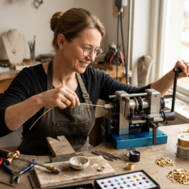 BreCraft™ Precision Manual Metal Strip Cutter for Jewelry Studios