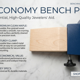 BreCraft™Grade Economy Bench Pin for Jewelry Making